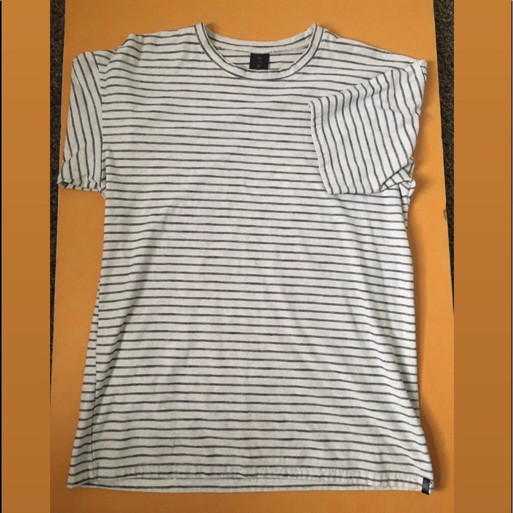 Striped Basic T Shirt